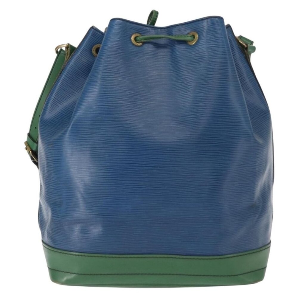 Authentic LOUIS VUITTON Epi Noe Shoulder Bag Bicolor Green Blue M44044 LV - Picture 9 of 16
